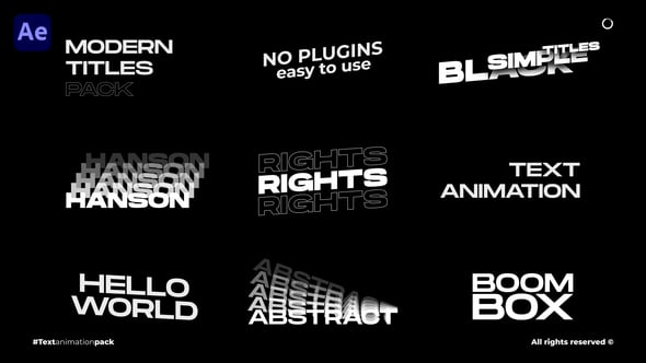 Text Animation \ AE（404705）-技能树